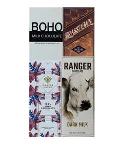 Milk Chocolate Bundle - 4 bars - FREE SHIPPING