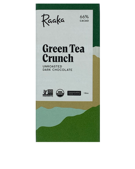 Raaka 66% Green Tea Crunch